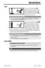 Preview for 10 page of Silvercrest SSSM 600 A1 Operating Instructions Manual