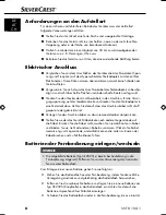 Preview for 11 page of Silvercrest SSTB 10 A1 Operating Instructions Manual