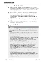 Preview for 9 page of Silvercrest SSTB 10 C2 Operating Instructions And Safety Instructions