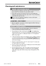 Preview for 16 page of Silvercrest SSVS 1000 B2 Operating Instructions And Safety Instructions