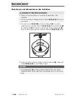 Предварительный просмотр 111 страницы Silvercrest SSW 400 A1 Operating Instructions Manual