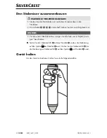 Предварительный просмотр 113 страницы Silvercrest SSW 400 A1 Operating Instructions Manual