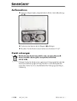 Предварительный просмотр 117 страницы Silvercrest SSW 400 A1 Operating Instructions Manual