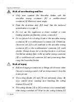 Предварительный просмотр 12 страницы Silvercrest SSZ 500 A1 Operating Instructions And Safety Instructions