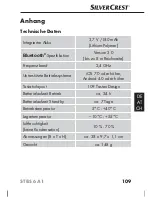 Preview for 112 page of Silvercrest stbd 6 a1 Operating Instructions Manual