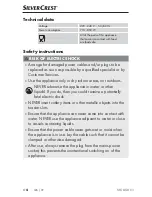 Preview for 7 page of Silvercrest STC 850 C1 Operating Instructions Manual