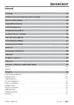 Предварительный просмотр 58 страницы Silvercrest STGG 1800 A2 Operating Instructions Manual