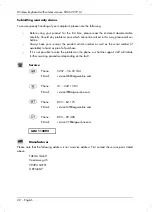 Предварительный просмотр 24 страницы Silvercrest STMS 2219 A1 User Manual And Service Information