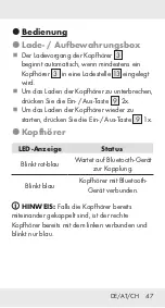 Предварительный просмотр 47 страницы Silvercrest STSK 1 A1 Operation And Safety Notes