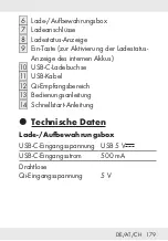 Предварительный просмотр 179 страницы Silvercrest STSK 2 C3 Operation And Safety Notes