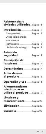 Preview for 5 page of Silvercrest SUHL 2 A1 Operation And Safety Notes