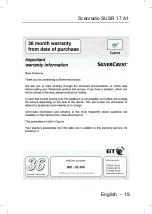 Предварительный просмотр 19 страницы Silvercrest SUSR 17 A1 User Manual