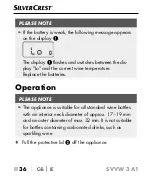 Preview for 39 page of Silvercrest SVVW 3 A1 Operating Instructions Manual