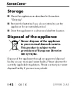 Preview for 45 page of Silvercrest SVVW 3 A1 Operating Instructions Manual