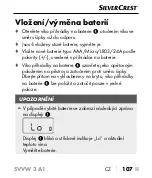 Preview for 110 page of Silvercrest SVVW 3 A1 Operating Instructions Manual