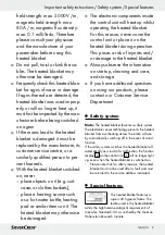 Preview for 8 page of Silvercrest SWD 100 E2 Operating Instructions And Safety Advices