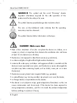 Предварительный просмотр 10 страницы Silvercrest SWDR 500 B1 Operating Instructions And Safety Instructions