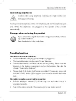 Предварительный просмотр 37 страницы Silvercrest SWDR 500 B1 Operating Instructions And Safety Instructions