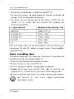 Предварительный просмотр 72 страницы Silvercrest SWDR 500 B1 Operating Instructions And Safety Instructions