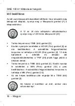 Предварительный просмотр 18 страницы Silvercrest SWE 100 A1 User Manual And Service Information