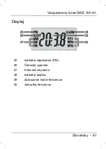 Предварительный просмотр 63 страницы Silvercrest SWE 100 A1 User Manual And Service Information