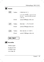 Предварительный просмотр 29 страницы Silvercrest SWE 100 B1 User Manual And Service Information