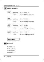 Предварительный просмотр 56 страницы Silvercrest SWE 100 B1 User Manual And Service Information