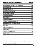 Предварительный просмотр 63 страницы Silvercrest SWED 100 A1 Operating Instructions Manual