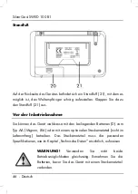 Предварительный просмотр 48 страницы Silvercrest SWED 100 B1 User Manual And Service Information