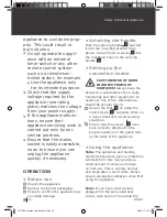 Preview for 10 page of Silvercrest SWG 500 A1 Operation And Safety Notes