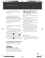 Preview for 11 page of Silvercrest SWG 500 A1 Operation And Safety Notes