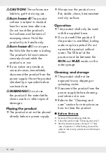 Preview for 11 page of Silvercrest SWGF 2400 B1 Operation And Safety Notes