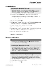 Preview for 10 page of Silvercrest SWKC 2400 B2 Operating Instructions Manual