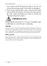 Preview for 12 page of Silvercrest SWKK 2400 A1 User Manual