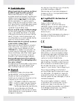 Preview for 27 page of Silvercrest SWR 1166 A1 Operation And Safety Notes