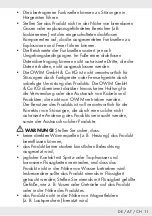 Preview for 11 page of Silvercrest SWV 1166 A1 Operation And Safety Notes