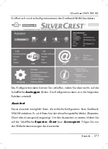 Предварительный просмотр 179 страницы Silvercrest swv 300 b2 User Manual And Service Information