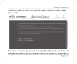 Preview for 53 page of Silvercrest swv 733 a1 User Manual And Service Information