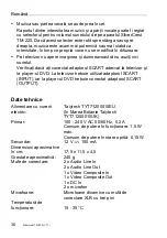 Preview for 38 page of Silvercrest TM-220 User Manual And Service Information