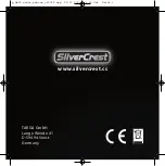 Preview for 30 page of Silvercrest WC2130 Owner'S Manual & Service Information