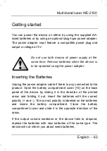 Preview for 64 page of Silvercrest WE-2100 User Manual And Service Information