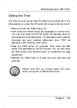 Preview for 66 page of Silvercrest WE-2100 User Manual And Service Information