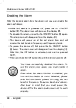 Preview for 69 page of Silvercrest WE-2100 User Manual And Service Information