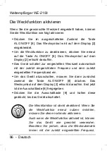 Preview for 87 page of Silvercrest WE-2100 User Manual And Service Information