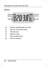 Предварительный просмотр 38 страницы Silvercrest WE-2200 User Manual And Service Information