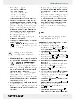 Preview for 5 page of Silvercrest Z30342 Operation And Safety Notes