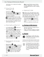 Preview for 6 page of Silvercrest Z30342 Operation And Safety Notes