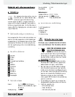 Preview for 11 page of Silvercrest Z30342 Operation And Safety Notes