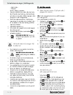 Preview for 12 page of Silvercrest Z30342 Operation And Safety Notes