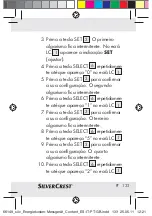 Предварительный просмотр 131 страницы Silvercrest Z30412-IT Operating Instructions And Safety Advices